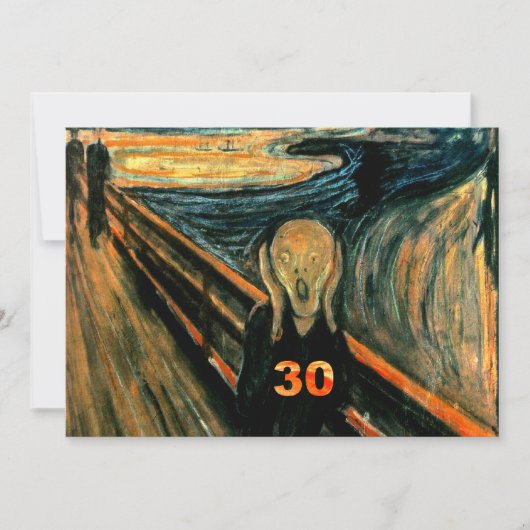 Funny 30th Birthday Party Invitations Kaart (Voorkant)