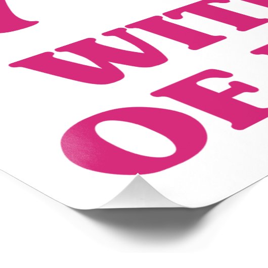 Funny 30th Birthday Perfect Poster (Hoek)