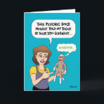 Funny 30th Birthday Prediction Kaart<br><div class="desc">Grappig 30th Birthday Wenskaart voor iemand die dertig jaar oud wordt</div>