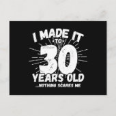 Funny 30th Birthday Quote Sarcastic 30 Year Old Briefkaart (Voorkant)