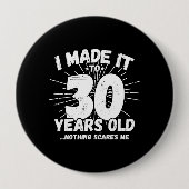 Funny 30th Birthday Quote Sarcastic 30 Year Old Ronde Button 4,0 Cm (Voorkant)