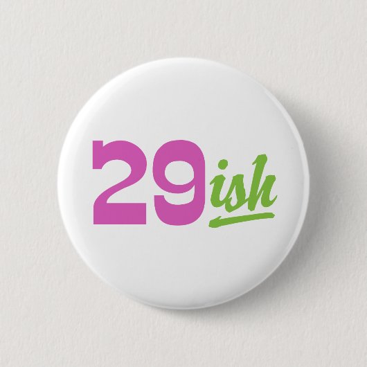 Funny 30th Birthday Ronde Button 5,7 Cm (Voorkant)