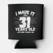 Funny 31st Birthday Quote Sarcastic 31 Year Old Blikjeskoeler (Voorkant)