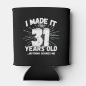 Funny 31st Birthday Quote Sarcastic 31 Year Old Blikjeskoeler (Achterkant)