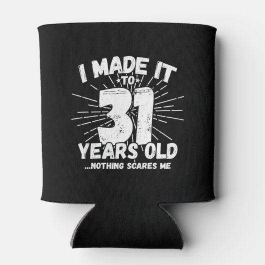 Funny 31st Birthday Quote Sarcastic 31 Year Old Blikjeskoeler (Achterkant)