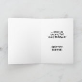 Funny 32e verjaardag kaart (Binnen)