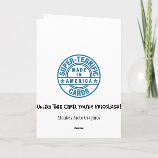 Funny 34th Birthday Kaart (Achterkant)