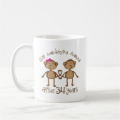 Funny 34th Wedding Jubileum Gifts Koffiemok (Links)