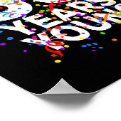 Funny 35 jaar Young Happy 35th Birthday for Men Poster (Hoek)