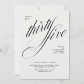 Funny 35th birthday kaart (Voorkant)