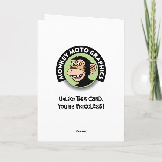 Funny 35th Birthday Kaart (Achterkant)