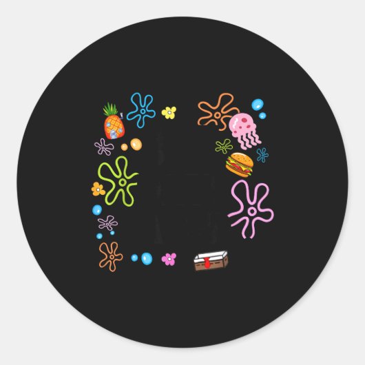 Funny 367 Days Later 67 Six Seven Happy New Year G Ronde Sticker (Voorkant)