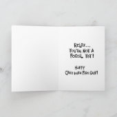 Funny 39th Birthday Kaart (Binnen)