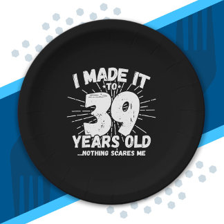 Funny 39th Birthday Quote Sarcastic 39 Year Old Papieren Bordje