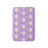 Funny 3 Cartoon Illustratie Varken Kies Kleurpad Badmat (Voorkant Verticaal)