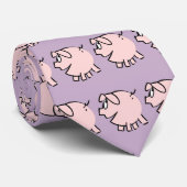 Funny 3 Cartoon Varkens Jaar Dag Kies Kleur T Stropdas (Opgerold)