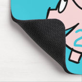 Funny 3 Cartoon Varkenshaar 2019 Kies KleurmuisP Muismat (Hoek)