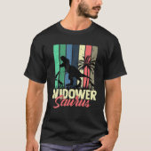Funny 3 Rex Widower Saurus Family Dinosaur Widower T-shirt (Voorkant)