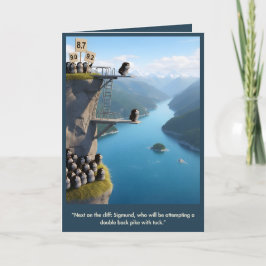 Funny 3D animal birthday card Kaart