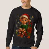 Funny 3D Cartoon Ugly Christmas Sweatshirt (Voorkant)
