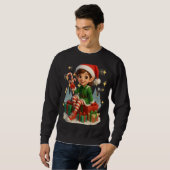 Funny 3D Cartoon Ugly Christmas Sweatshirt  (Voorkant volledig)