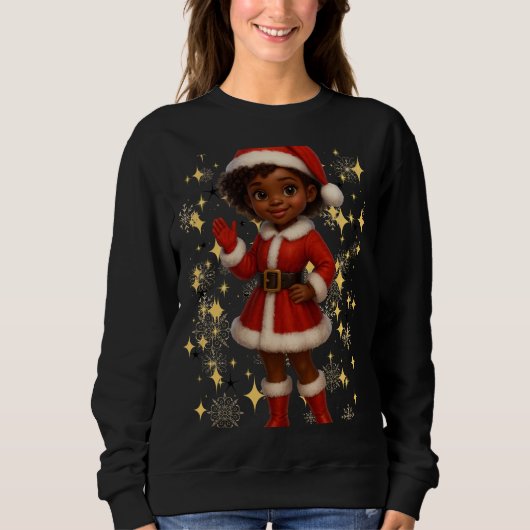 Funny 3D Cartoon Ugly Christmas Sweatshirt (Voorkant)