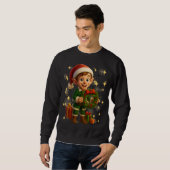 Funny 3D Cartoon Ugly Christmas Sweatshirt  (Voorkant volledig)