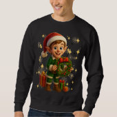Funny 3D Cartoon Ugly Christmas Sweatshirt  (Voorkant)