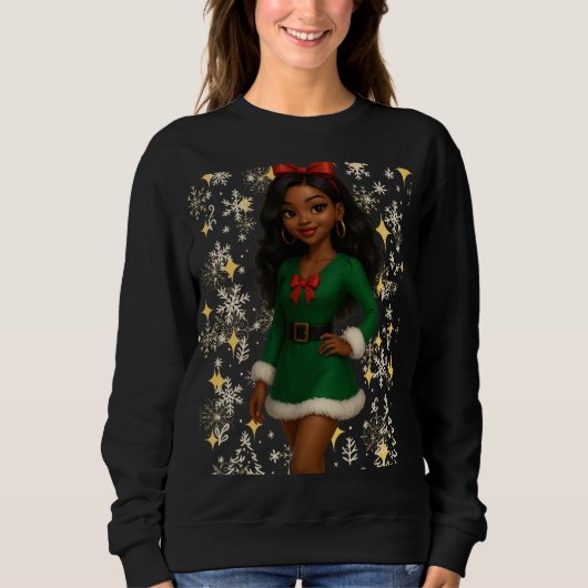 Funny 3D Cartoon Ugly Christmas Sweatshirt  (Voorkant)