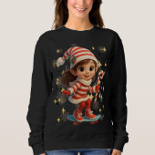 Funny 3D Cartoon Ugly Christmas Sweatshirt  (Voorkant)