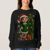 Funny 3D Cartoon Ugly Christmas Sweatshirt  (Voorkant)