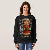 Funny 3D Cartoon Ugly Christmas Sweatshirt  (Voorkant volledig)