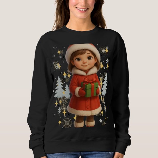 Funny 3D Cartoon Ugly Christmas Sweatshirt  (Voorkant)