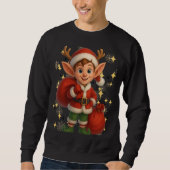 Funny 3D Cartoon Ugly Christmas Sweatshirt (Voorkant)