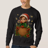 Funny 3D Cartoon Ugly Christmas Sweatshirt  (Voorkant)