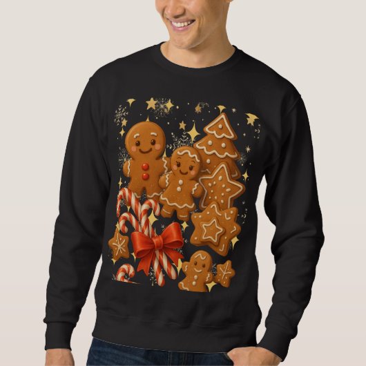 Funny 3D Cartoon Ugly Christmas Sweatshirt  (Voorkant)