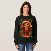 Funny 3D Cartoon Ugly Christmas Sweatshirt  (Voorkant volledig)