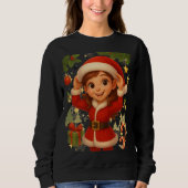 Funny 3D Cartoon Ugly Christmas Sweatshirt  (Voorkant)