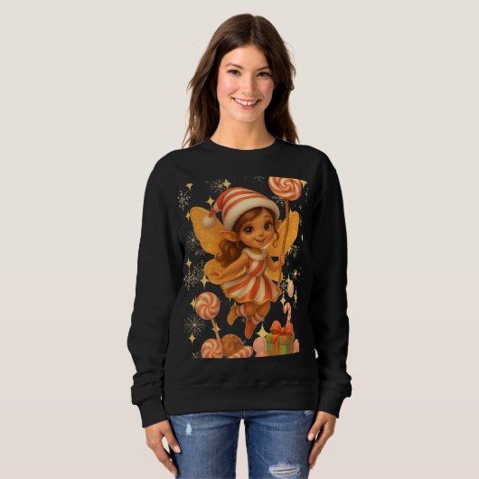 Funny 3D Cartoon Ugly Christmas Sweatshirt (Voorkant volledig)