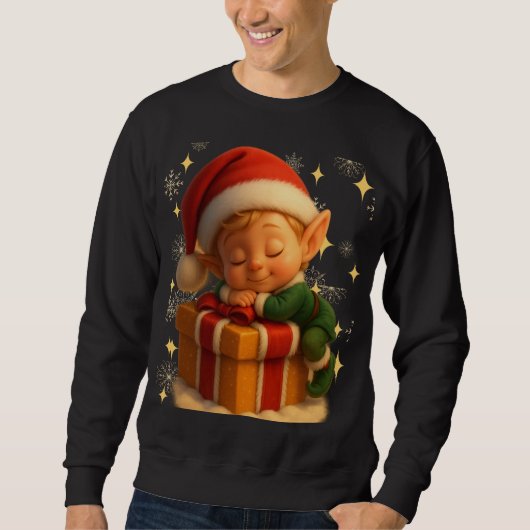Funny 3D Cartoon Ugly Christmas Sweatshirt  (Voorkant)