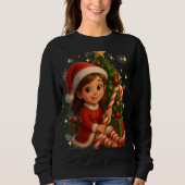 Funny 3D Cartoon Ugly Christmas Sweatshirt  (Voorkant)