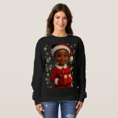 Funny 3D Cartoon Ugly Christmas Sweatshirt (Voorkant volledig)