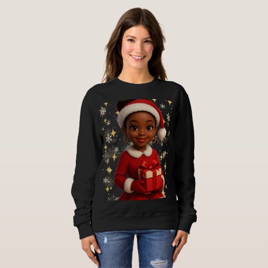 Funny 3D Cartoon Ugly Christmas Sweatshirt (Voorkant volledig)