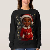 Funny 3D Cartoon Ugly Christmas Sweatshirt (Voorkant)