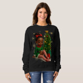 Funny 3D Cartoon Ugly Christmas Sweatshirt (Voorkant volledig)