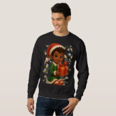 Funny 3D Cartoon Ugly Christmas Sweatshirt  (Voorkant volledig)