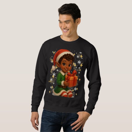 Funny 3D Cartoon Ugly Christmas Sweatshirt  (Voorkant volledig)