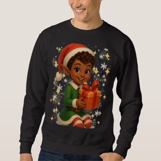 Funny 3D Cartoon Ugly Christmas Sweatshirt  (Voorkant)