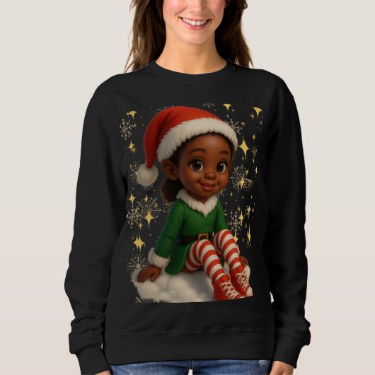 Funny 3D Cartoon Ugly Christmas Sweatshirt  (Voorkant)