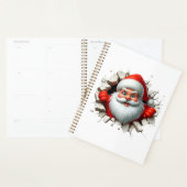 Funny 3D Santa Claus Christmas Holiday Design Planner (Display)